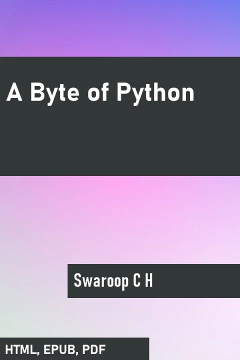A Byte of Python