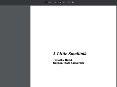 A Little Smalltalk