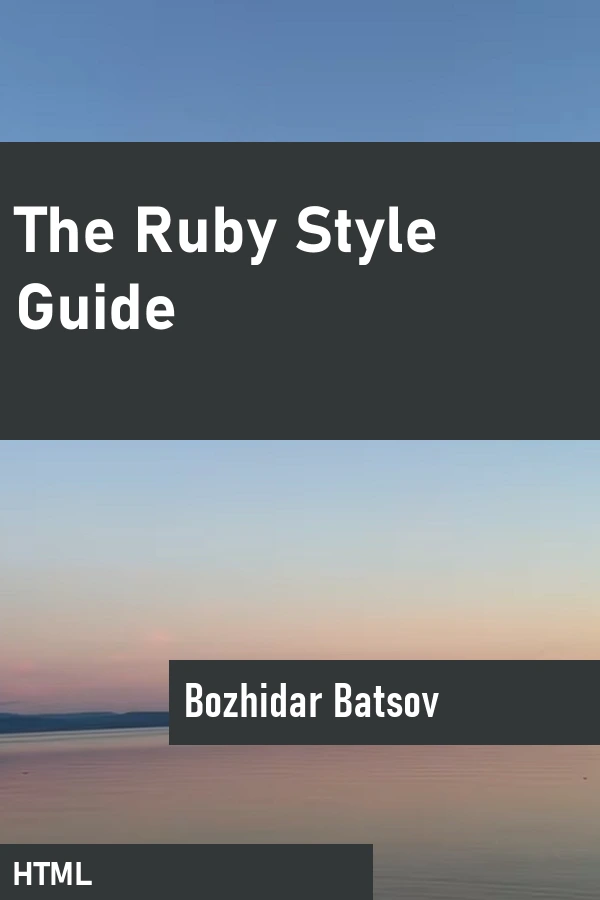 The Ruby Style Guide