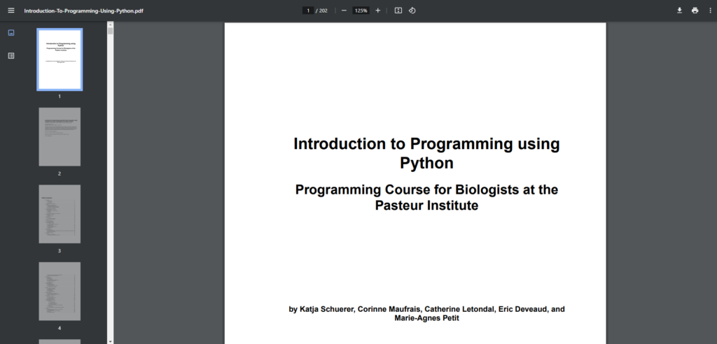 Introduction to Programming using Python – Free Programming E-books