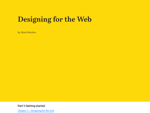 Designing For The Web