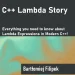 C++ Lambda Story